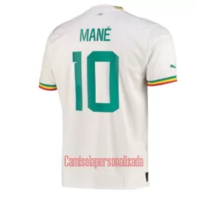 Camisolas Senegal Sadio Mané 10 Equipamento Principal Mundial 2022 Camisolas Senegal Sadio Mané 10 Equipamento Principal Mundial 2022