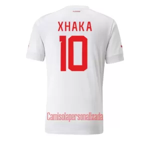 Camisolas Suíça Granit Xhaka 10 Equipamento Alternativo Mundial 2022 Camisolas Suíça Granit Xhaka 10 Equipamento Alternativo Mundial 2022