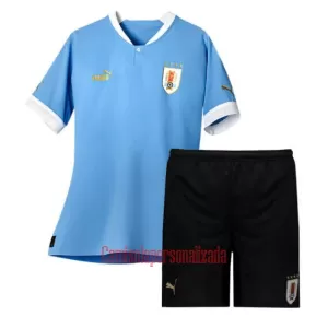 Camisolas Uruguai Criança Equipamento Principal Mundial 2022 Camisolas Uruguai Criança Equipamento Principal Mundial 2022