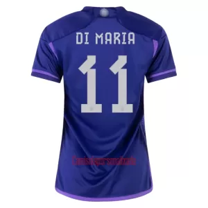 Camisolas Argentina Ángel Di María 11 Mulher Equipamento Alternativo Mundial 2022 Camisolas Argentina Ángel Di María 11 Mulher Equipamento Alternativo Mundial 2022