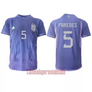 Camisolas Argentina Leandro Paredes 5 Equipamento Alternativo Mundial 2022 Camisolas Argentina Leandro Paredes 5 Equipamento Alternativo Mundial 2022