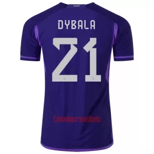 Camisolas Argentina Paulo Dybala 21 Equipamento Alternativo Mundial 2022 Camisolas Argentina Paulo Dybala 21 Equipamento Alternativo Mundial 2022