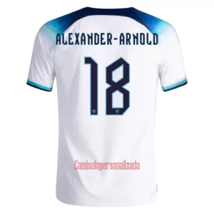 Camisolas Inglaterra Trent Alexander-Arnold 18 Equipamento Principal Mundial 2022 Camisolas Inglaterra Trent Alexander-Arnold 18 Equipamento Principal Mundial 2022