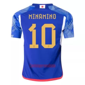 Camisolas Japão MINAMINO 10 Equipamento Principal Mundial 2022 Camisolas Japão MINAMINO 10 Equipamento Principal Mundial 2022