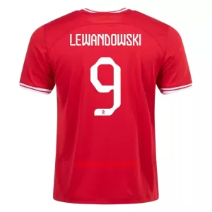 Camisolas Polônia Robert Lewandowski 9 Equipamento Alternativo Mundial 2022 Camisolas Polônia Robert Lewandowski 9 Equipamento Alternativo Mundial 2022