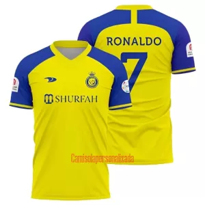 Camisolas Al-Nassr FC Cristiano Ronaldo 7 Equipamento Principal 22/23 Camisolas Al-Nassr FC Cristiano Ronaldo 7 Equipamento Principal 22/23