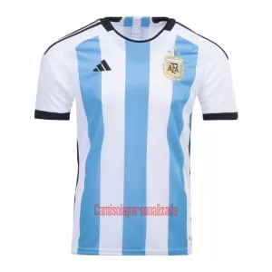 Camisolas Argentina 3 Star Equipamento Principal Mundial 2022 Camisolas Argentina 3 Star Equipamento Principal Mundial 2022