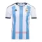 Camisolas Argentina 3 Star Equipamento Principal Mundial 2022