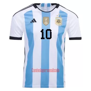 Camisolas Argentina 3 Star MARADONA 10 Equipamento Principal Mundial 2022