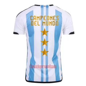Camisolas Champions Argentina 3 Star Equipamento Principal Mundial 2022 Camisolas Champions Argentina 3 Star Equipamento Principal Mundial 2022