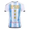 Camisolas Champions Argentina 3 Star Equipamento Principal Mundial 2022