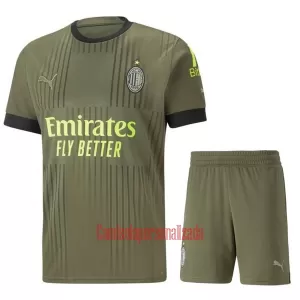 Camisolas AC Milan Criança Equipamento Terceiro 22/23 Camisolas AC Milan Criança Equipamento Terceiro 22/23