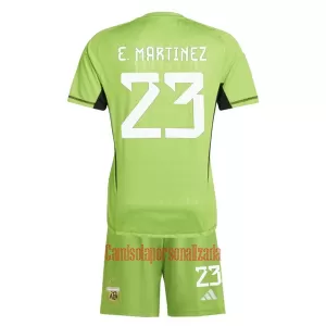Camisolas Guarda Redes Argentina Emiliano Martínez 23 Criança Equipamento Principal Mundial 2022 Camisolas Guarda Redes Argentina Emiliano Martínez 23 Criança Equipamento Principal Mundial 2022