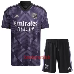 Camisolas Olympique Lyonnais Criança Equipamento Terceiro 22/23 Camisolas Olympique Lyonnais Criança Equipamento Terceiro 22/23