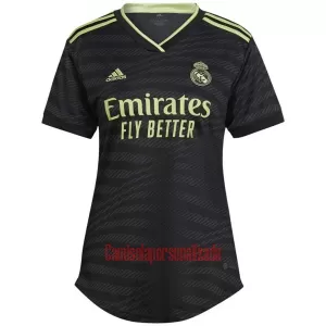 Camisolas Real Madrid Mulher Equipamento Terceiro 22/23 Camisolas Real Madrid Mulher Equipamento Terceiro 22/23