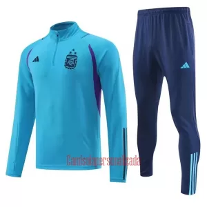 Argentina 3 Stars Conjunto de Moletom de Treino 22/23 Azul Argentina 3 Stars Conjunto de Moletom de Treino 22/23 Azul