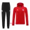 Bayern de Munique Casaco Capuz Treino 22/23 Vermelho