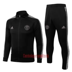Manchester United Casaco de Treino Conjunto 22/23 Preto Manchester United Casaco de Treino Conjunto 22/23 Preto