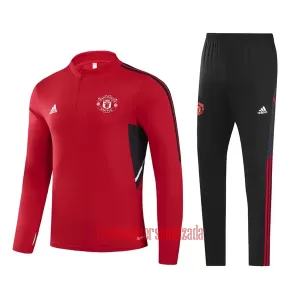 Manchester United Conjunto de Moletom de Treino Criança 22/23 Vermelho Manchester United Conjunto de Moletom de Treino Criança 22/23 Vermelho