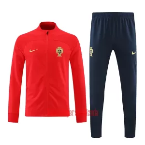 Portugal Casaco de Treino Conjunto 2022 Vermelho Portugal Casaco de Treino Conjunto 2022 Vermelho