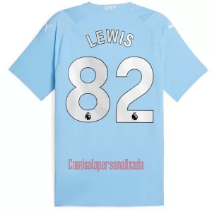 Camisolas Manchester City Lewis 82 Equipamento Principal 23/24