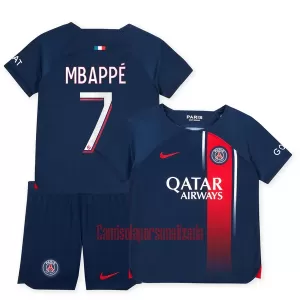 Camisolas Paris Saint-Germain Kylian Mbappé 7 Criança Equipamento Principal 23/24 Camisolas Paris Saint-Germain Kylian Mbappé 7 Criança Equipamento Principal 23/24