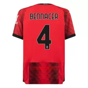 Camisolas AC Milan Bennacer 4 Equipamento Principal 23/24 Camisolas AC Milan Bennacer 4 Equipamento Principal 23/24