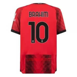 Camisolas AC Milan Brahim 10 Equipamento Principal 23/24 Camisolas AC Milan Brahim 10 Equipamento Principal 23/24