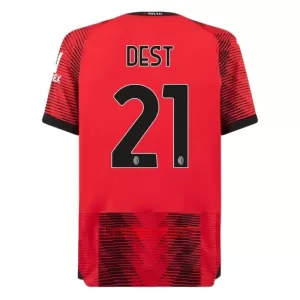 Camisolas AC Milan Dest 21 Equipamento Principal 23/24 Camisolas AC Milan Dest 21 Equipamento Principal 23/24