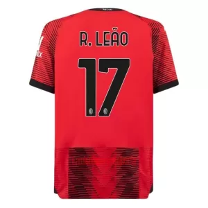 Camisolas AC Milan Rafael Leão 17 Equipamento Principal 23/24 Camisolas AC Milan Rafael Leão 17 Equipamento Principal 23/24