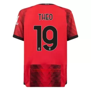 Camisolas AC Milan Theo Hernández 19 Equipamento Principal 23/24 Camisolas AC Milan Theo Hernández 19 Equipamento Principal 23/24