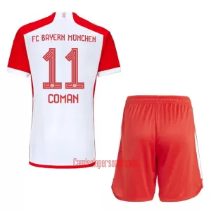 Camisolas FC Bayern de Munique Kingsley Coman 11 Criança Equipamento Principal 23/24