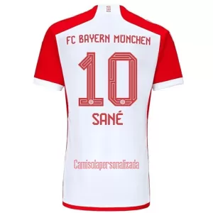 Camisolas FC Bayern de Munique Leroy Leroy Sané 10 Criança Equipamento Principal 23/24