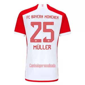 Camisolas FC Bayern de Munique Thomas Müller 25 Equipamento Principal 23/24 Camisolas FC Bayern de Munique Thomas Müller 25 Equipamento Principal 23/24