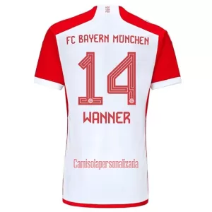 Camisolas FC Bayern de Munique Wanner 14 Equipamento Principal 23/24 Camisolas FC Bayern de Munique Wanner 14 Equipamento Principal 23/24