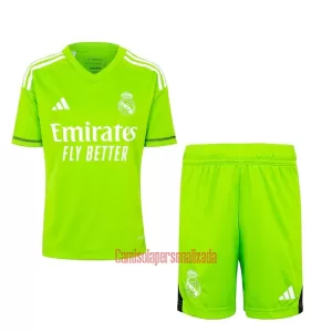 Camisolas Guarda Redes Real Madrid Criança Equipamento Principal 23/24 Camisolas Guarda Redes Real Madrid Criança Equipamento Principal 23/24