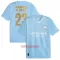 Camisolas Manchester City Champions of Europe Equipamento Principal 23/24