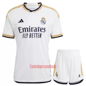 Camisolas Real Madrid Criança Equipamento Principal 23/24 Camisolas Real Madrid Criança Equipamento Principal 23/24