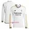 Camisolas Real Madrid Equipamento Principal 23/24 Manga Comprida