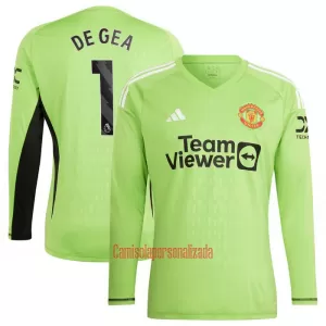 Camisolas Guarda Redes Manchester United De Gea 1 Equipamento Principal 23/24 Manga Comprida Camisolas Guarda Redes Manchester United De Gea 1 Equipamento Principal 23/24 Manga Comprida