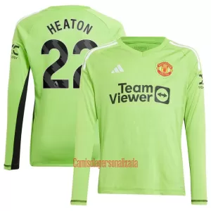 Camisolas Guarda Redes Manchester United Heaton 22 Equipamento Principal 23/24 Manga Comprida Camisolas Guarda Redes Manchester United Heaton 22 Equipamento Principal 23/24 Manga Comprida