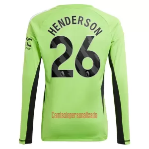 Camisolas Guarda Redes Manchester United Henderson 26 Equipamento Principal 23/24 Manga Comprida