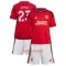 Camisolas Manchester United Shaw 23 Criança Equipamento Principal 23/24