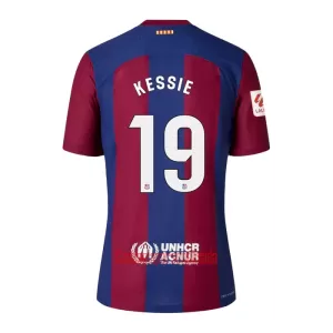 Camisolas FC Barcelona Kessie 19 Criança Equipamento Principal 23/24