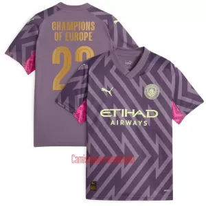 Camisolas Guarda Redes Manchester City Champions of Europe Equipamento Alternativo 23/24 Camisolas Guarda Redes Manchester City Champions of Europe Equipamento Alternativo 23/24