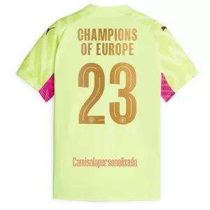 Camisolas Guarda Redes Manchester City Champions of Europe Equipamento Terceiro 23/24