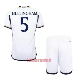 Camisolas Real Madrid Jude Bellingham 5 Criança Equipamento Principal 23/24 Camisolas Real Madrid Jude Bellingham 5 Criança Equipamento Principal 23/24