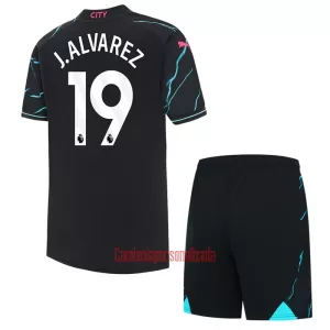 Camisolas Manchester City Julián Álvarez 19 Criança Equipamento Terceiro 23/24 Camisolas Manchester City Julián Álvarez 19 Criança Equipamento Terceiro 23/24