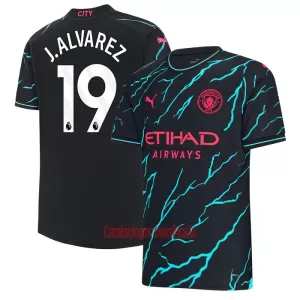 Camisolas Manchester City Julián Álvarez 19 Equipamento Terceiro 23/24 Camisolas Manchester City Julián Álvarez 19 Equipamento Terceiro 23/24