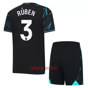 Camisolas Manchester City Rúben Dias 3 Criança Equipamento Terceiro 23/24 Camisolas Manchester City Rúben Dias 3 Criança Equipamento Terceiro 23/24